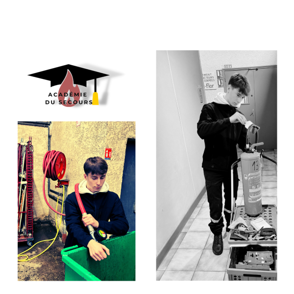 Cette semaine nous recevons un stagiaire de la section des métiers de la sécurité