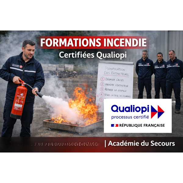 Formations incendie certifiées Qualiopi dans le Var