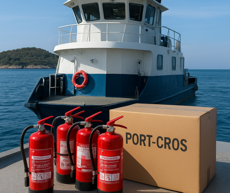 Extincteurs à Port-Cros : un dispositif essentiel pour les résidences privées. Coup d'œil sur nos îles du Var